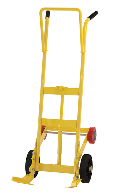 DRUM TRUCK 4 RIGID RUBBER WHEELS PLASTIC